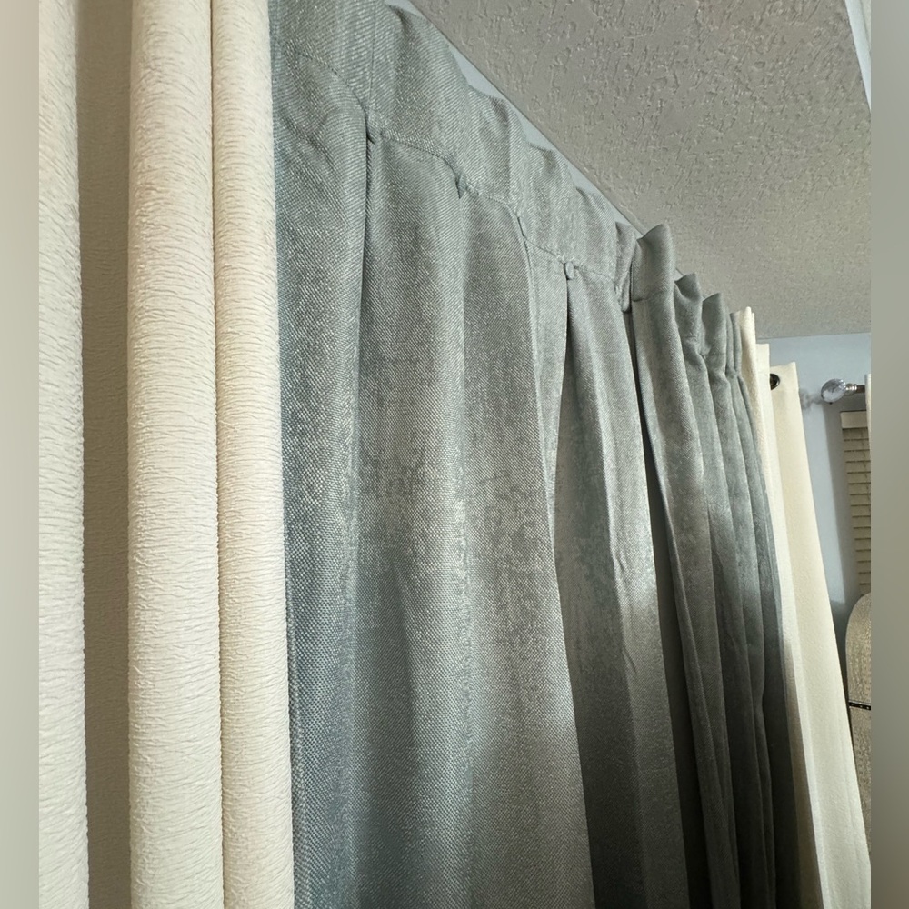 DKNY Pleated Blackout Curtains